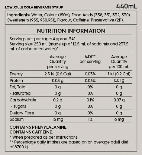 SodaStream Sirup Pepsi Zero Zucker - 1x Flasche ergibt 9 Liter Fertiggetränk, Sekundenschnell zubereitet und immer frisch, 440 ml – Bild 3