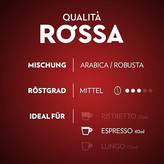 Lavazza Espresso Qualita Rossa , vollmundiger und ausgewogener Espresso, 30 Kapseln, Nespresso kompatibel – Bild 2