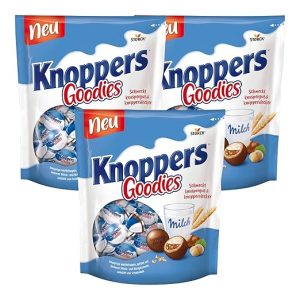 Knoppers Goodies Schoko Bons Knusprige Waffelkugel 23 stk. 180g (3er Pack)