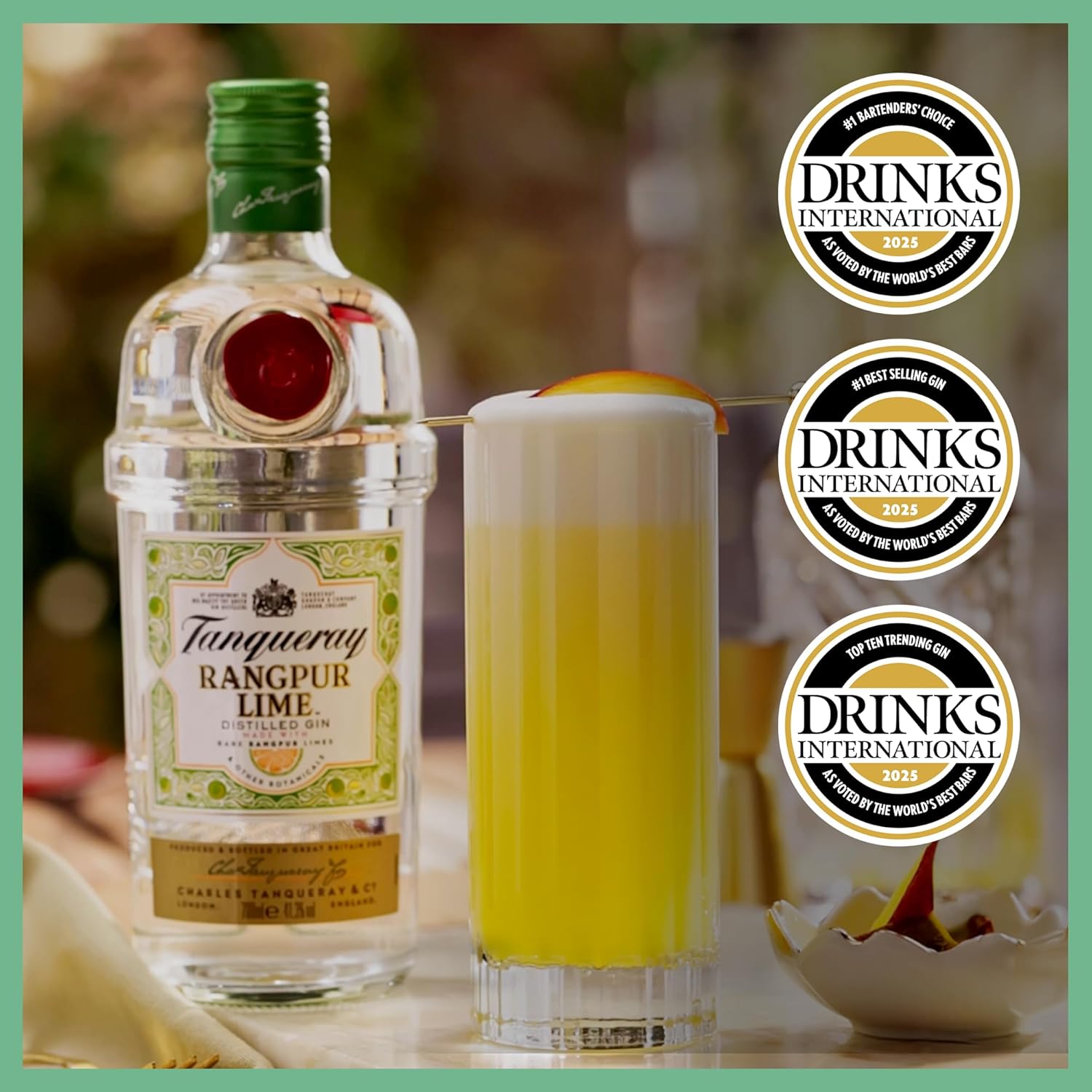 Tanqueray Rangpur Lime, Destillierter Gin, mit Zitrusfrische, aromatisiert, 5-fach destilliert auf englischem Boden, 41,3% vol, 700ml Einzelflasche – Bild 6