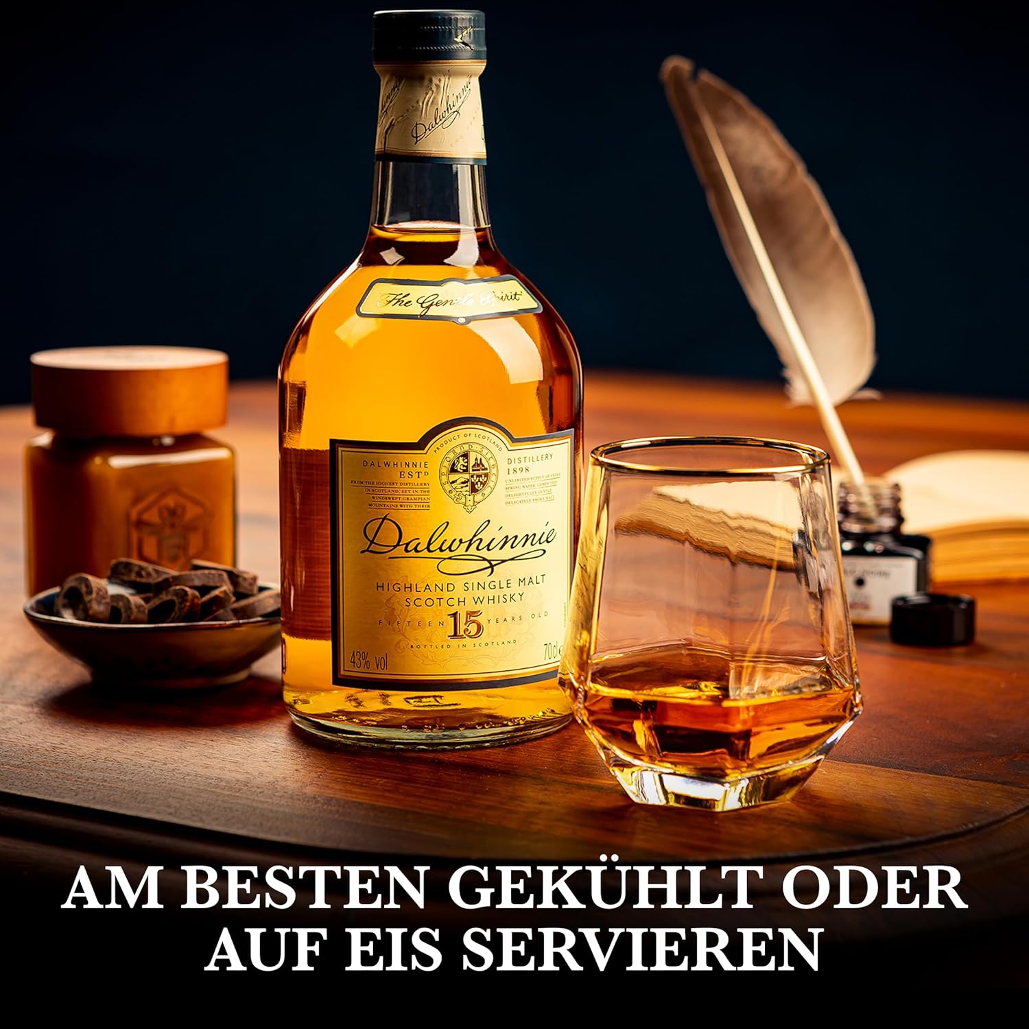 Dalwhinnie 15 Jahre, mit Geschenkverpackung, handgefertigt in den schottischen Highlands, aromatischer Single Malt Scotch Whisky, 43% vol, 700 ml Einzelflasche – Bild 3