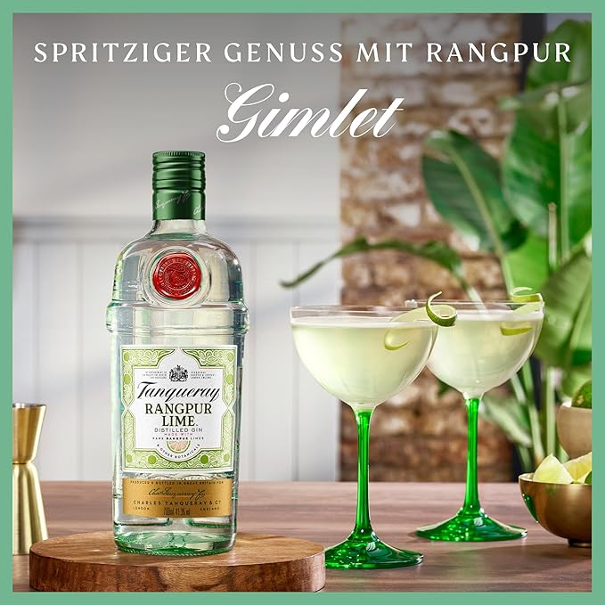 Tanqueray Rangpur Lime, Destillierter Gin, mit Zitrusfrische, aromatisiert, 5-fach destilliert auf englischem Boden, 41,3% vol, 700ml Einzelflasche – Bild 3