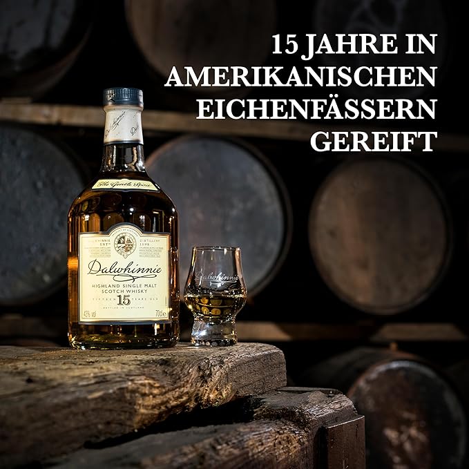 Dalwhinnie 15 Jahre, mit Geschenkverpackung, handgefertigt in den schottischen Highlands, aromatischer Single Malt Scotch Whisky, 43% vol, 700 ml Einzelflasche – Bild 4