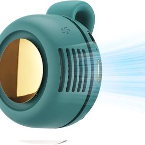 TBLMPNE Mini Ventilator, 2026 Neu Handventilator Akku Aufladbar, Tragbarer Hüftventilator mit 3 Einstellbaren Windgeschwindigkeiten, Geeignet für den Außenbereich, auf Reisen und im Büro (Grün)