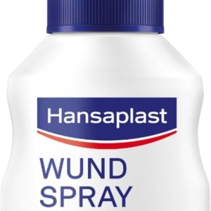 Hansaplast Wundspray (50 ml), zur antiseptischen Wundreinigung durch mechanische Spülung, Spray schützt vor Wundinfektionen, farblos und besonders hautfreundlich | Antiseptische Wundreinigung, Mechanische Spülung, Schutz vor Wundinfektionen, Farblos, Hautfreundlich