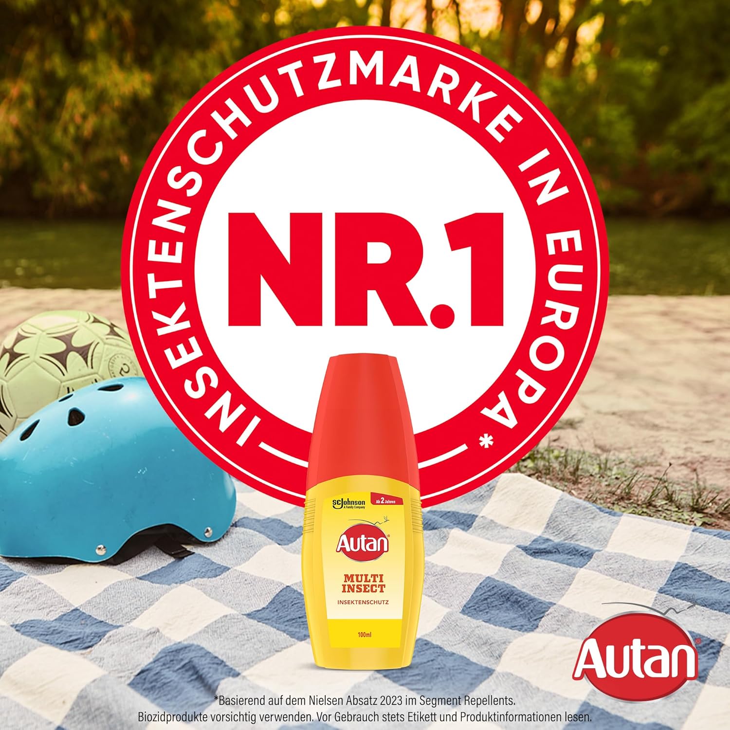 Autan Multi Insect Pumpspray, Multi-Insektenschutz vor Mücken, Stechfliegen und Zecken, 6er Pack (6 x 100 ml) – Bild 8
