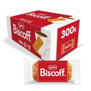 Lotus Biscoff | Orginal Karamellisierter Keks | 300 Einzeln Verpackte Kekse | Einzigartiger Knuspriger Geschmack | Vegan | Kein Zusatz von Aromen oder Farbstoffen | 1.875 kg